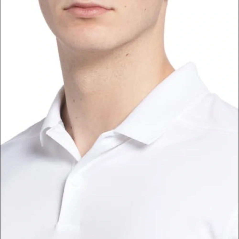 Nike Men's White Dri-Fit Victory Golf Polo, Size Large